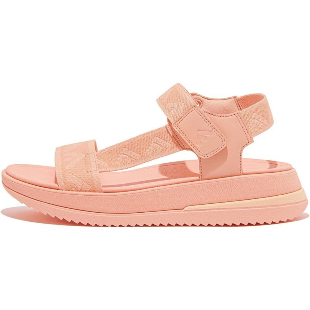 Fitflop Womens Surff Webbing Pink Adjustable Leather Ankle Strap New_3